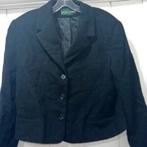 Harve Bernard black pea coat/ blazer size small